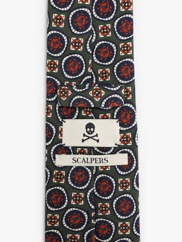 Scalpers Галстук 'Skull' в Зеленый