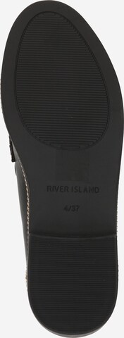 River Island Slipper, värv must