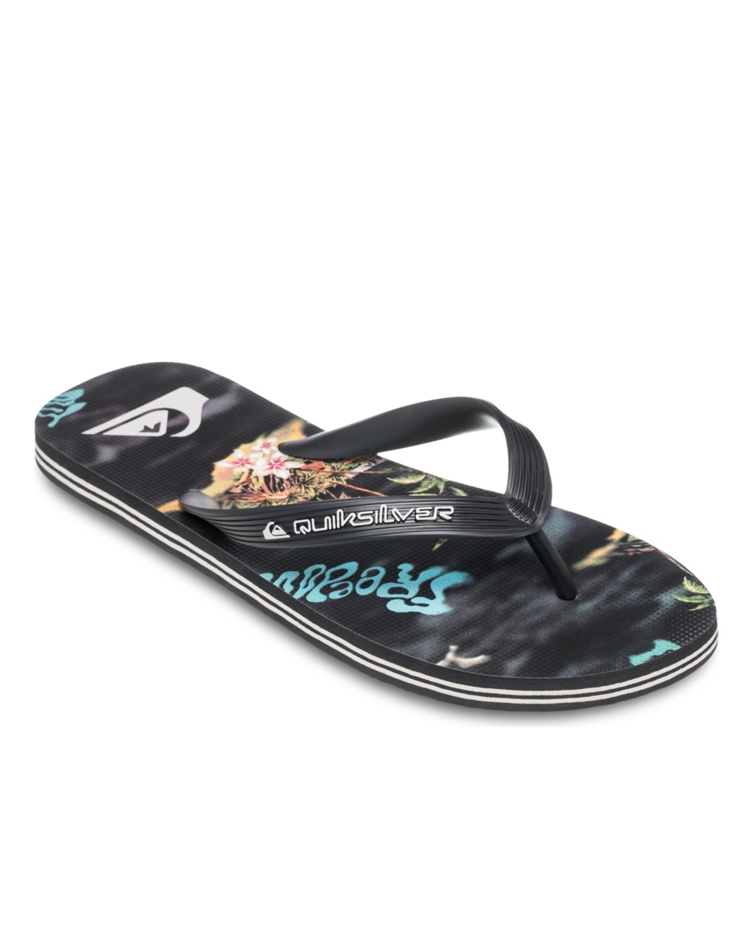 QUIKSILVER Zehentrenner 'Molokai Art 25' in Schwarz