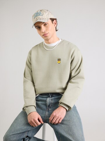 Iriedaily Свитшот 'Lazy Sunny Day' в Зеленый: спереди