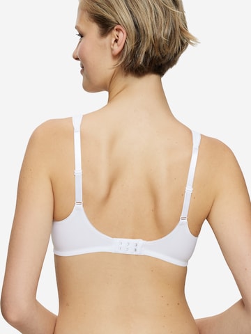 TRIUMPH T-shirt Bra 'Modern Soft & Cotton' in White