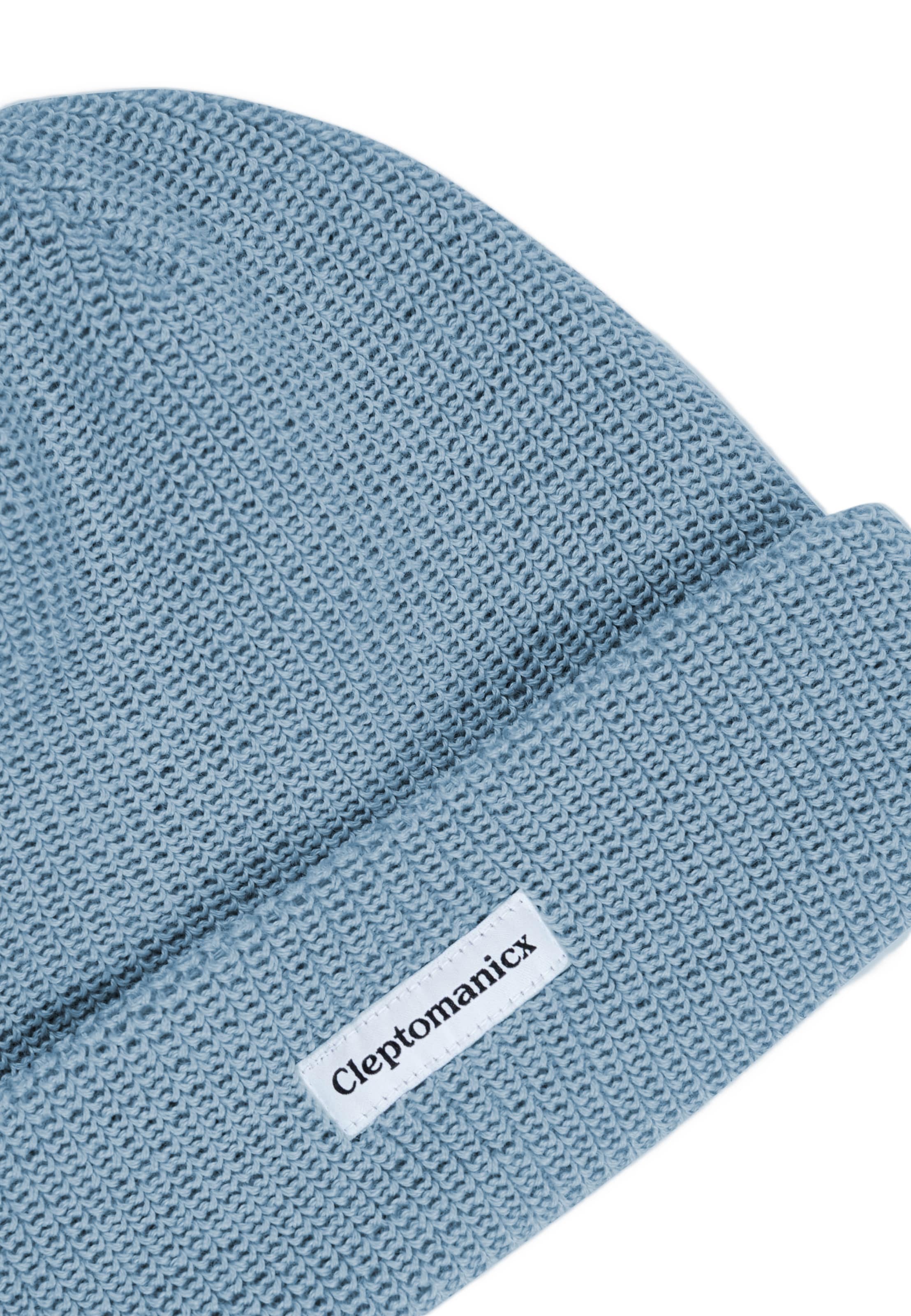 Cleptomanicx Beanie 'Shortie 2' in Blue