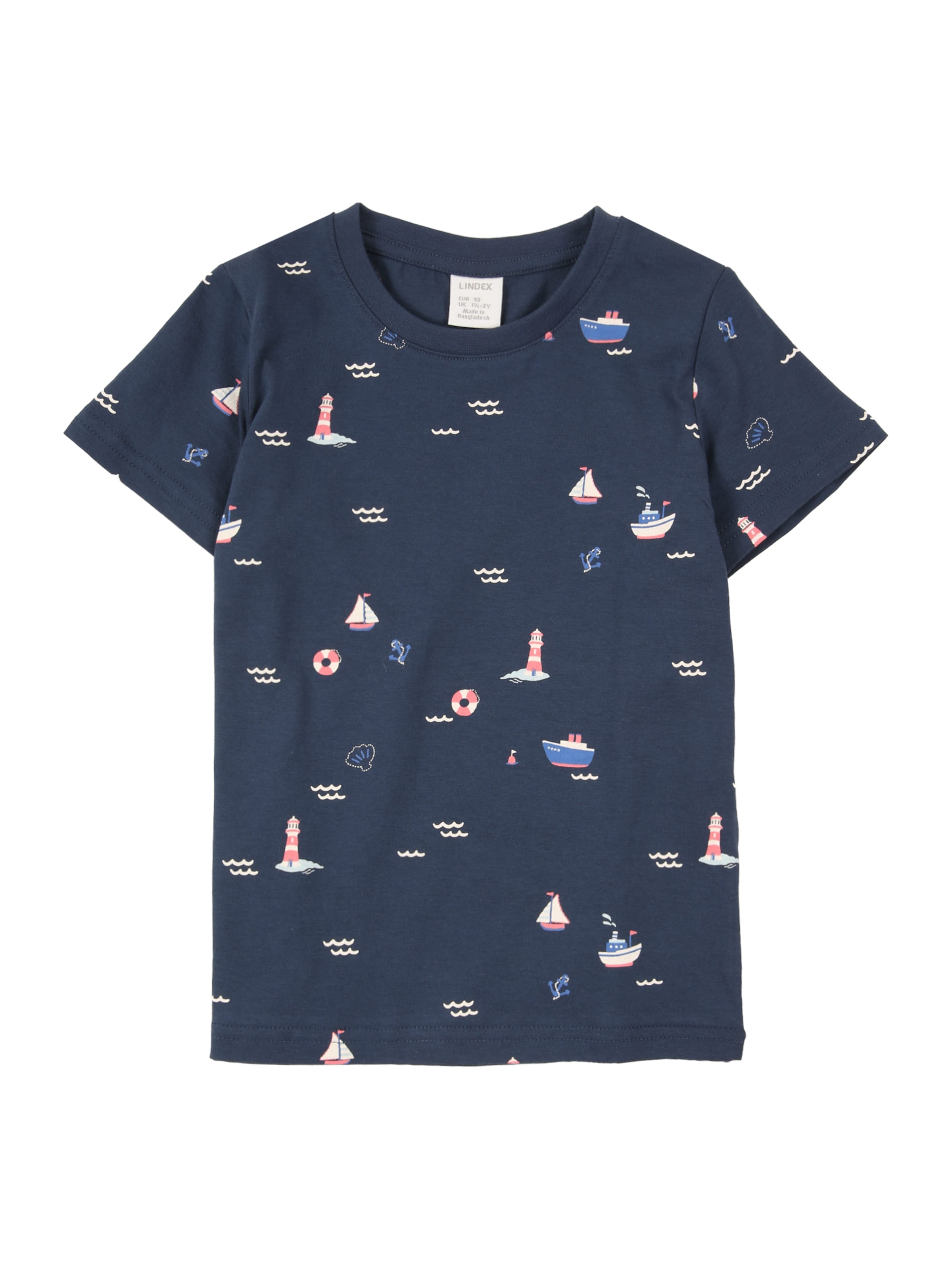 Lindex T-shirt i blå: framsida