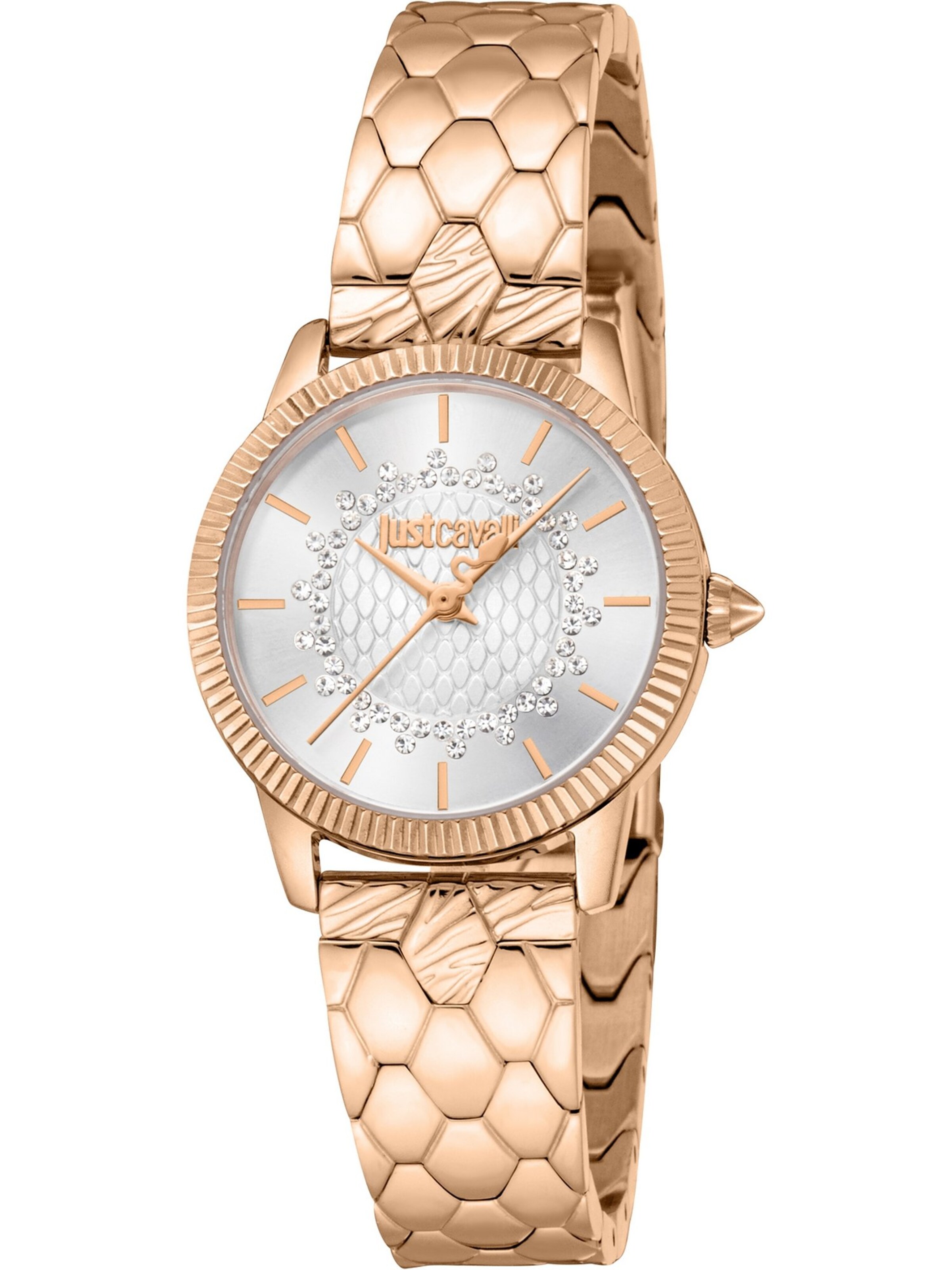 Just Cavalli Uhr in Gold: Vorderseite