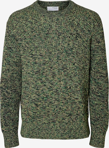 Pullover 'SLHTILUM' di SELECTED in blu: frontale