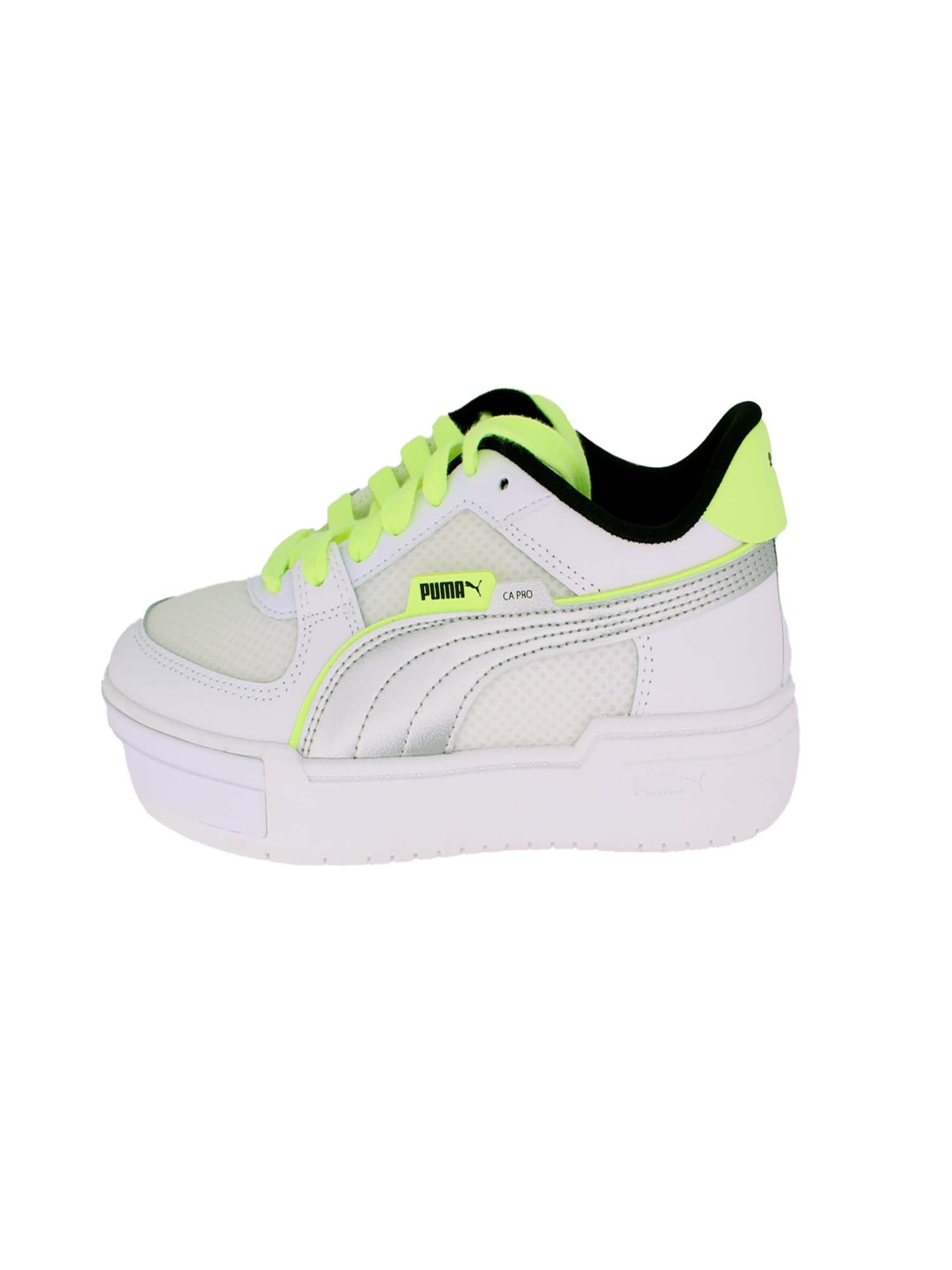 PUMA Lace-Up Shoes 'Puma Ca Pro Techstile Schuhe Sneaker UK 11 // 46' in Silver: front