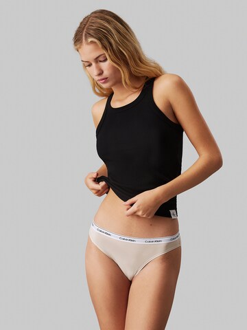 Calvin Klein Underwear Spodnje hlačke | bež barva: sprednja stran