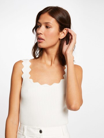 Tops en tricot Morgan en blanc : devant