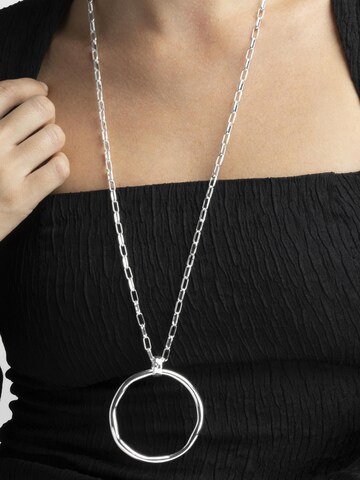 Luxenter Necklace 'Laksy' in Grey