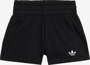 juoda ADIDAS ORIGINALS Laisvas Kelnės: priekis