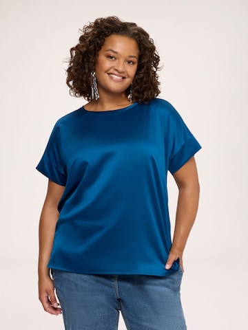 T-shirt Fiorella Rubino en bleu : devant