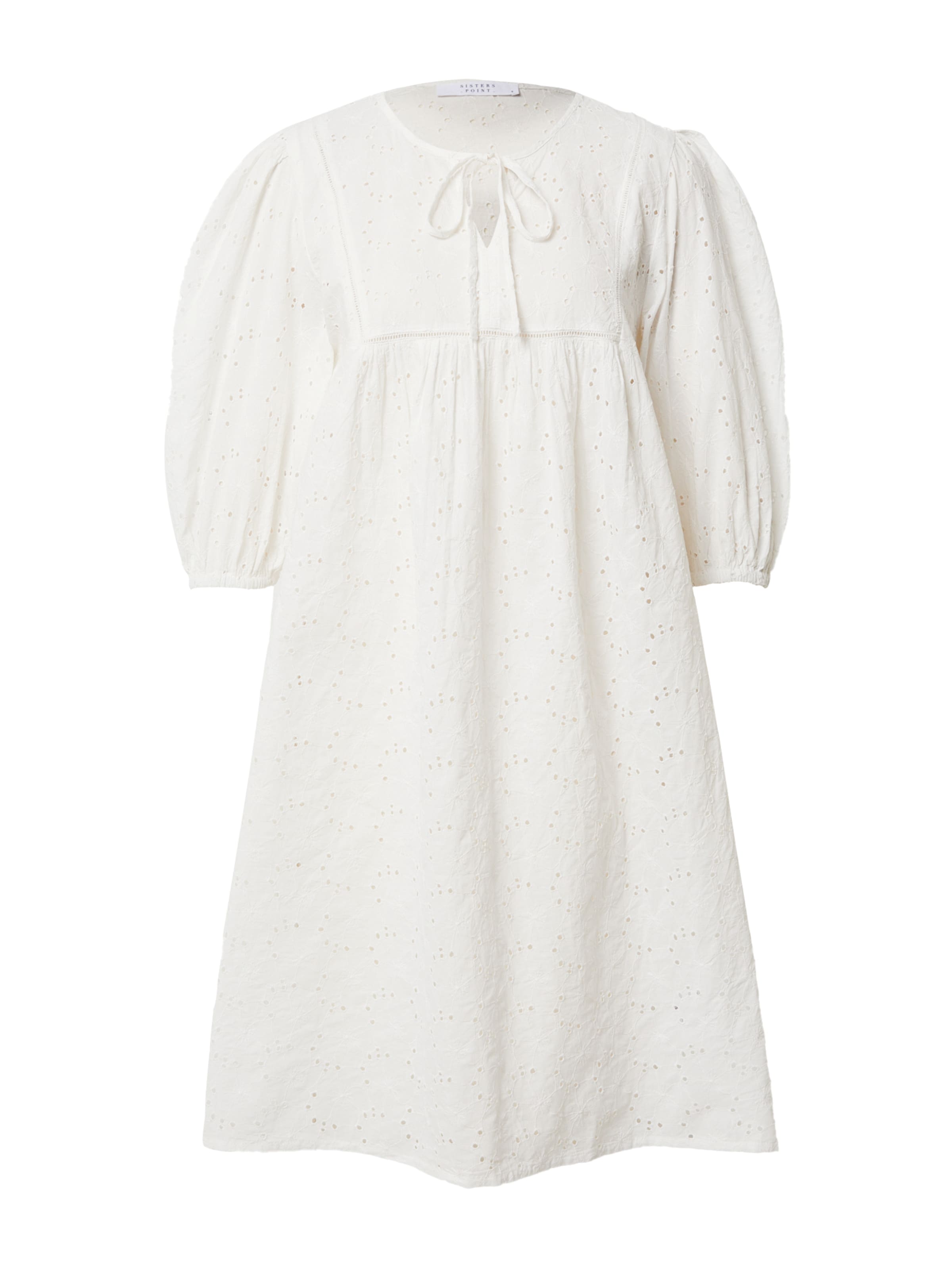SISTERS POINT Kleid 'USILA' in Weiß: Vorderseite
