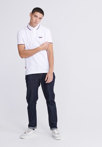 Tapered Maglietta 'Poolside' di Superdry in bianco