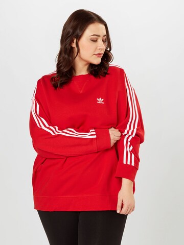 ADIDAS ORIGINALS Sweatshirt i rød: forside
