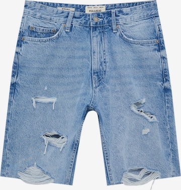 Pull&Bear Jeans in Blauw: voorkant