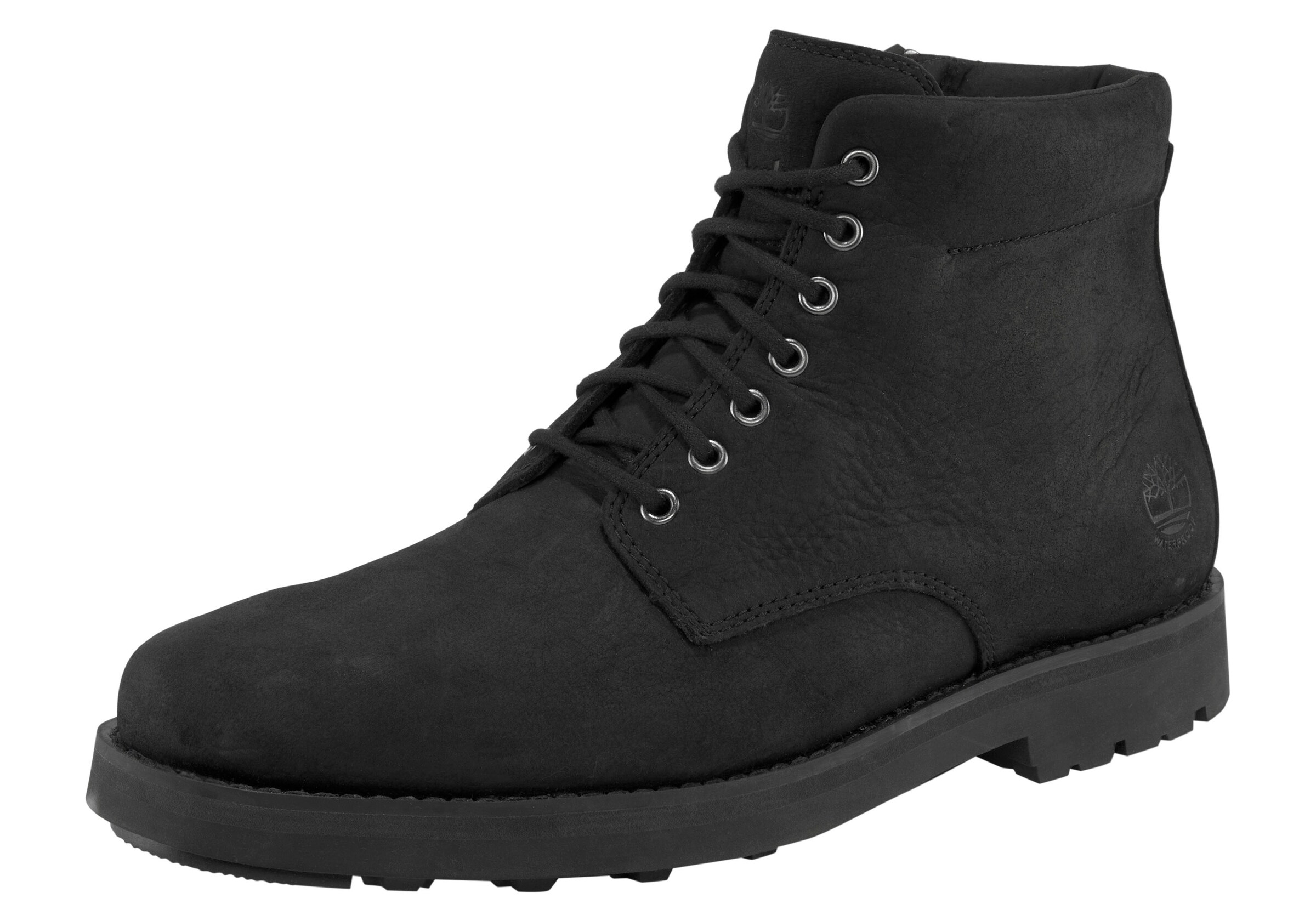 TIMBERLAND Lace-Up Boots in Black: front