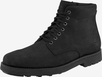 TIMBERLAND Fűzős csizma - fekete: elől