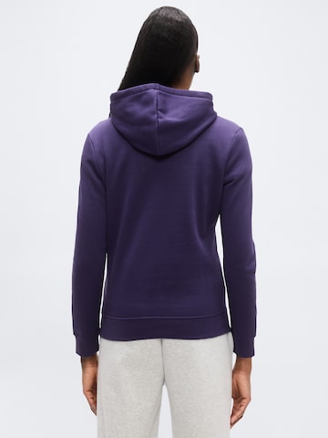 PUMA Athletic Sweatshirt 'ESS No. 1' in Purple: back