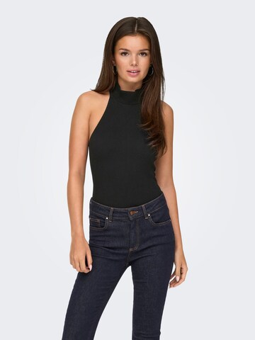 Shirtbody 'ONLAMELIA' ONLY en noir : devant