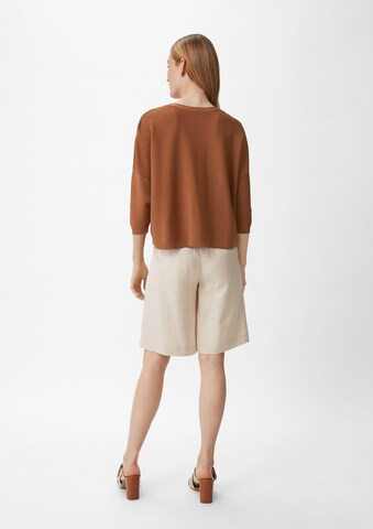 COMMA Knit Cardigan in Brown: back