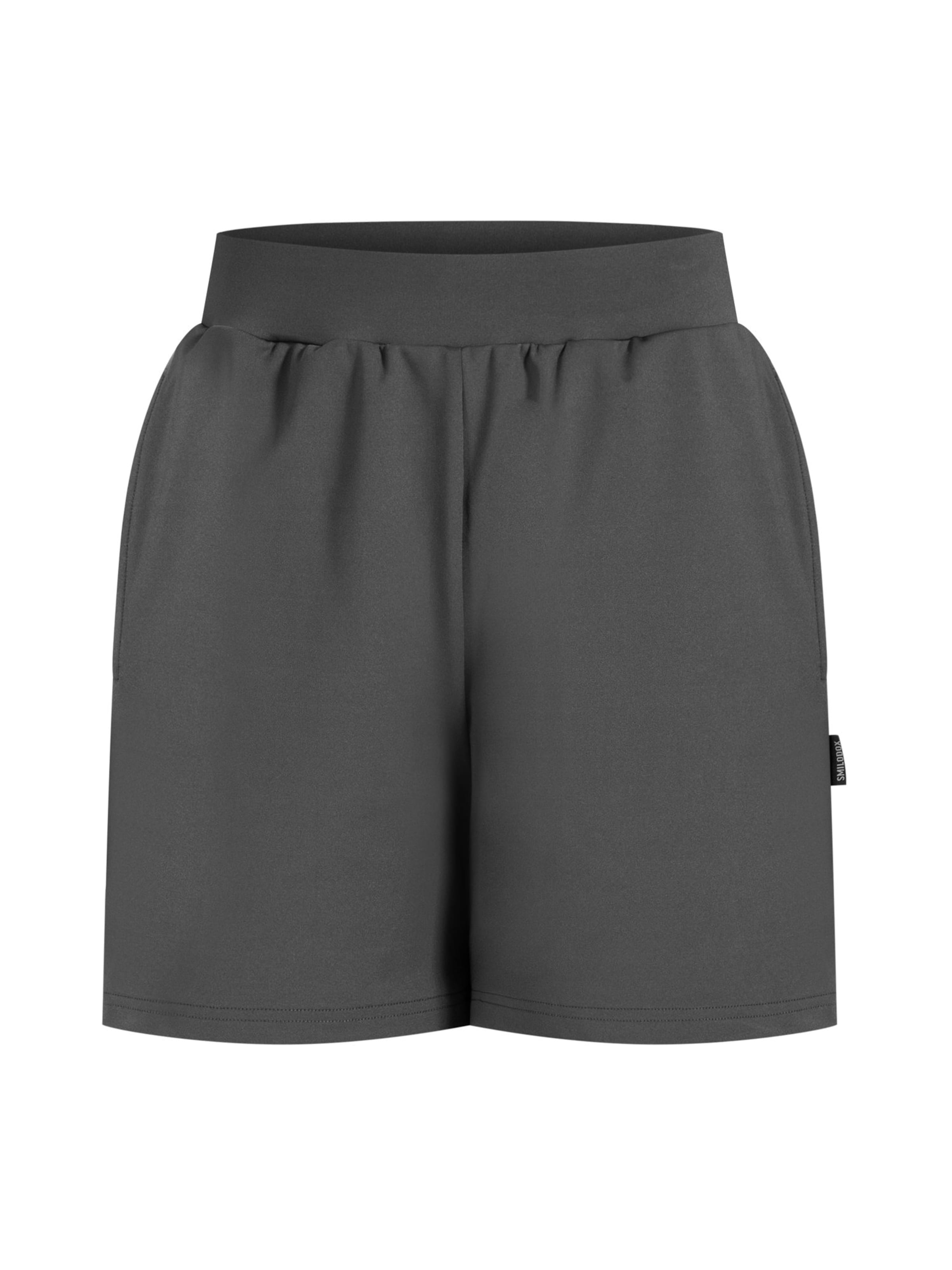 Smilodox Shorts with Pockets ' Corry ' in Grau: Vorderseite
