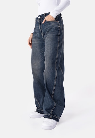 Elias Rumelis Barrel Jeans 'Noralie' in Blau: Vorderseite