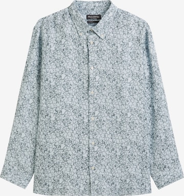Marc O'Polo Button Up Shirt in Blue: front