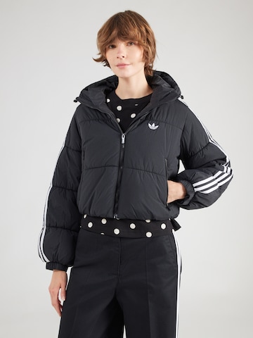 ADIDAS ORIGINALS Átmeneti dzseki - fekete: elől