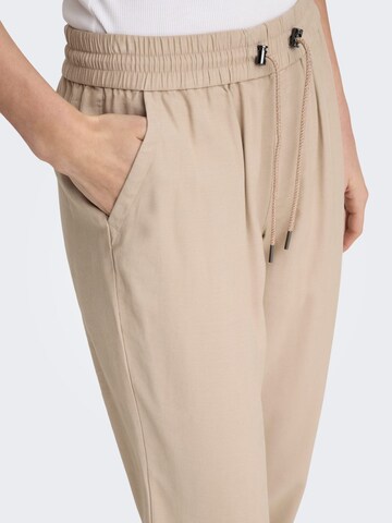 ONLY Baggy Trousers 'kelda-emery' in Beige