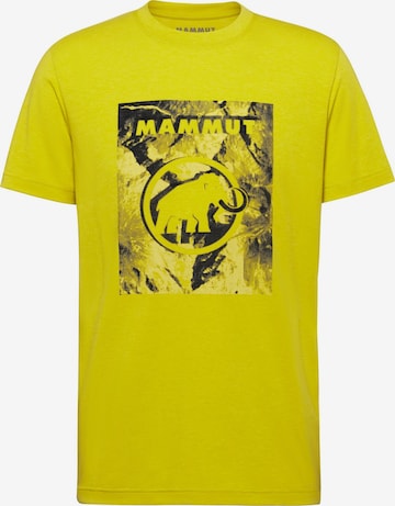 MAMMUT Funktionsshirt ‘Trovat’ in Gelb: Vorderseite
