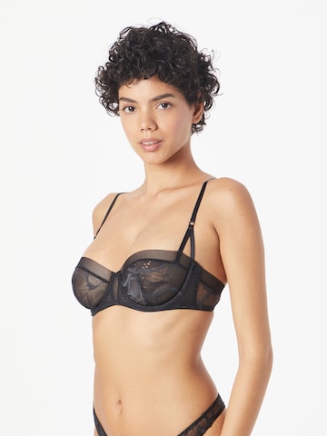 Calvin Klein Underwear Balconette Bra in Black: front