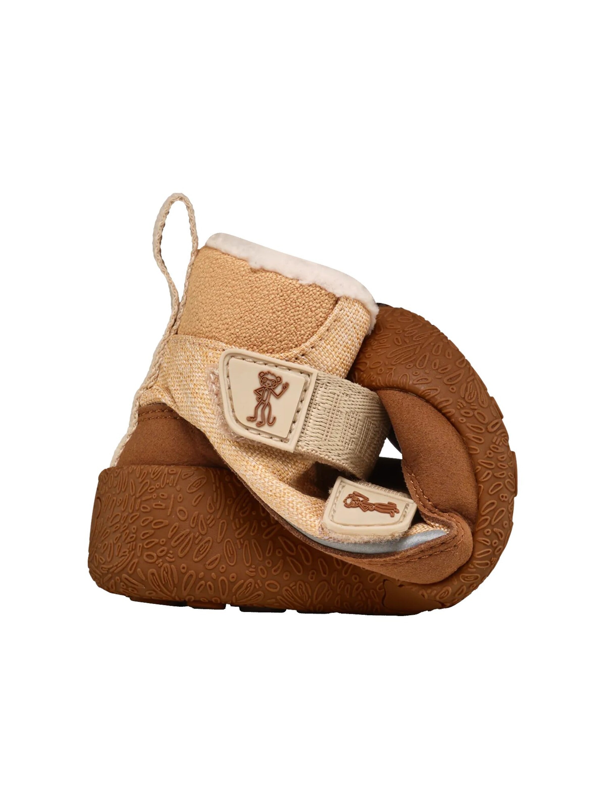Affenzahn First-Step Shoes 'Snuggy' in Beige