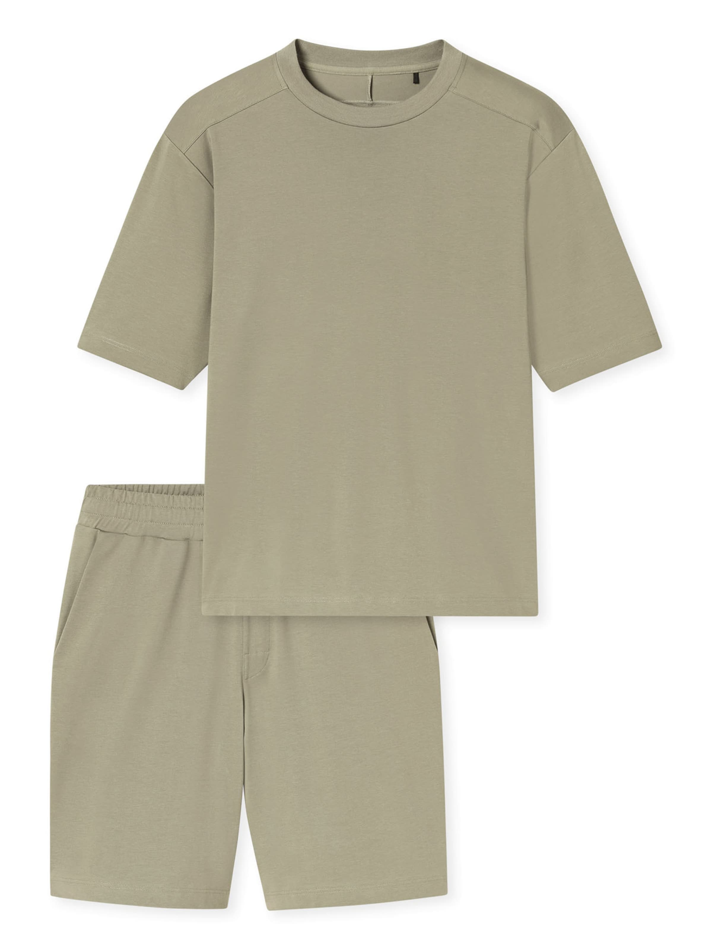 Pyjama court ' Modern Nightwear ' SCHIESSER en beige : devant