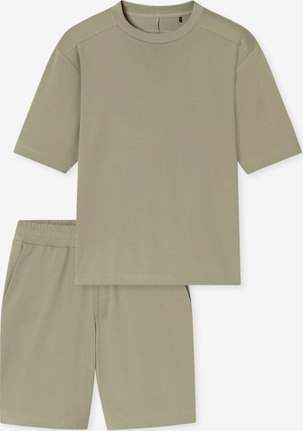 Pyjama court ' Modern Nightwear ' SCHIESSER en beige : devant