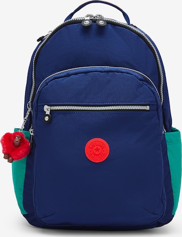 Rucsac 'Seoul' de la KIPLING pe albastru: față