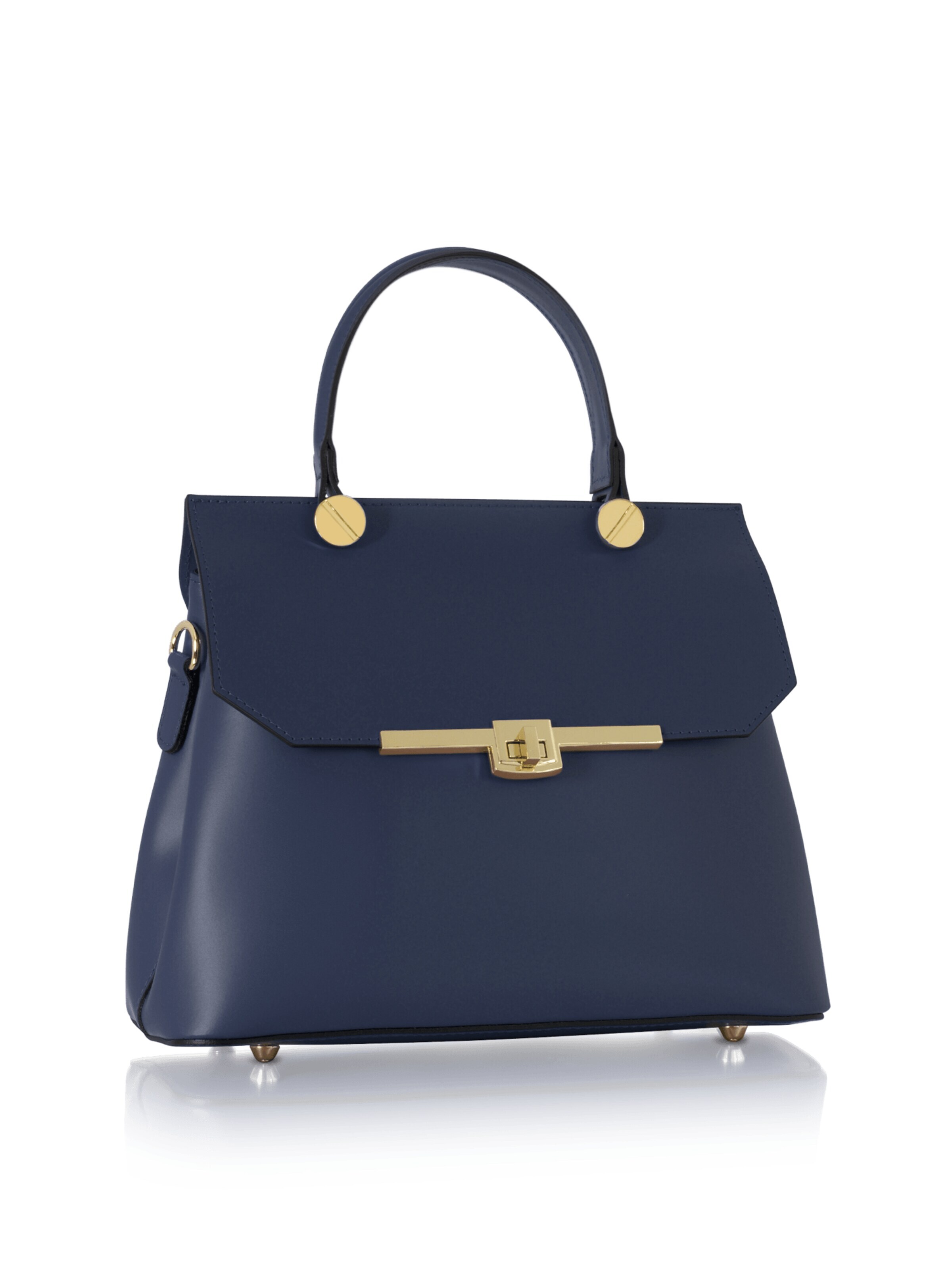 LeParmentier Handtasche 'Atlanta'‌‌‌ in Blau: Vorderseite