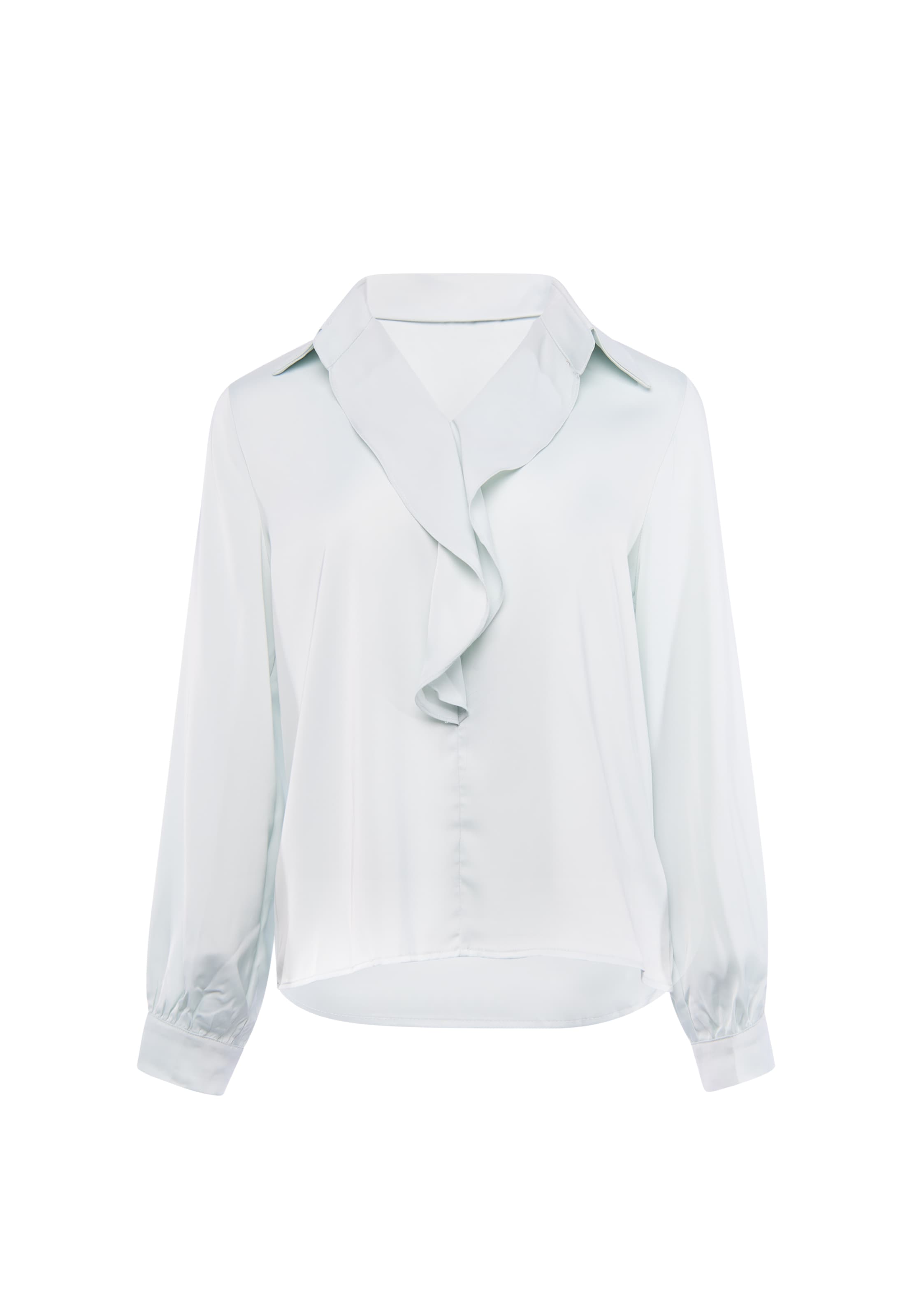 usha BLACK LABEL Blouse in Blauw: voorkant