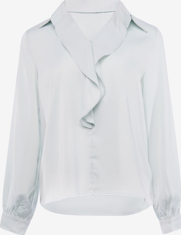 usha BLACK LABEL Blouse in Blauw: voorkant