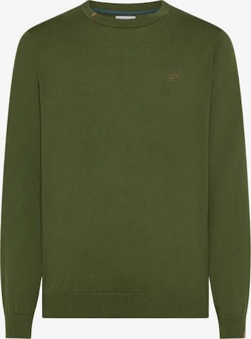 SUN68 Pullover 'K36101' i grøn: forside
