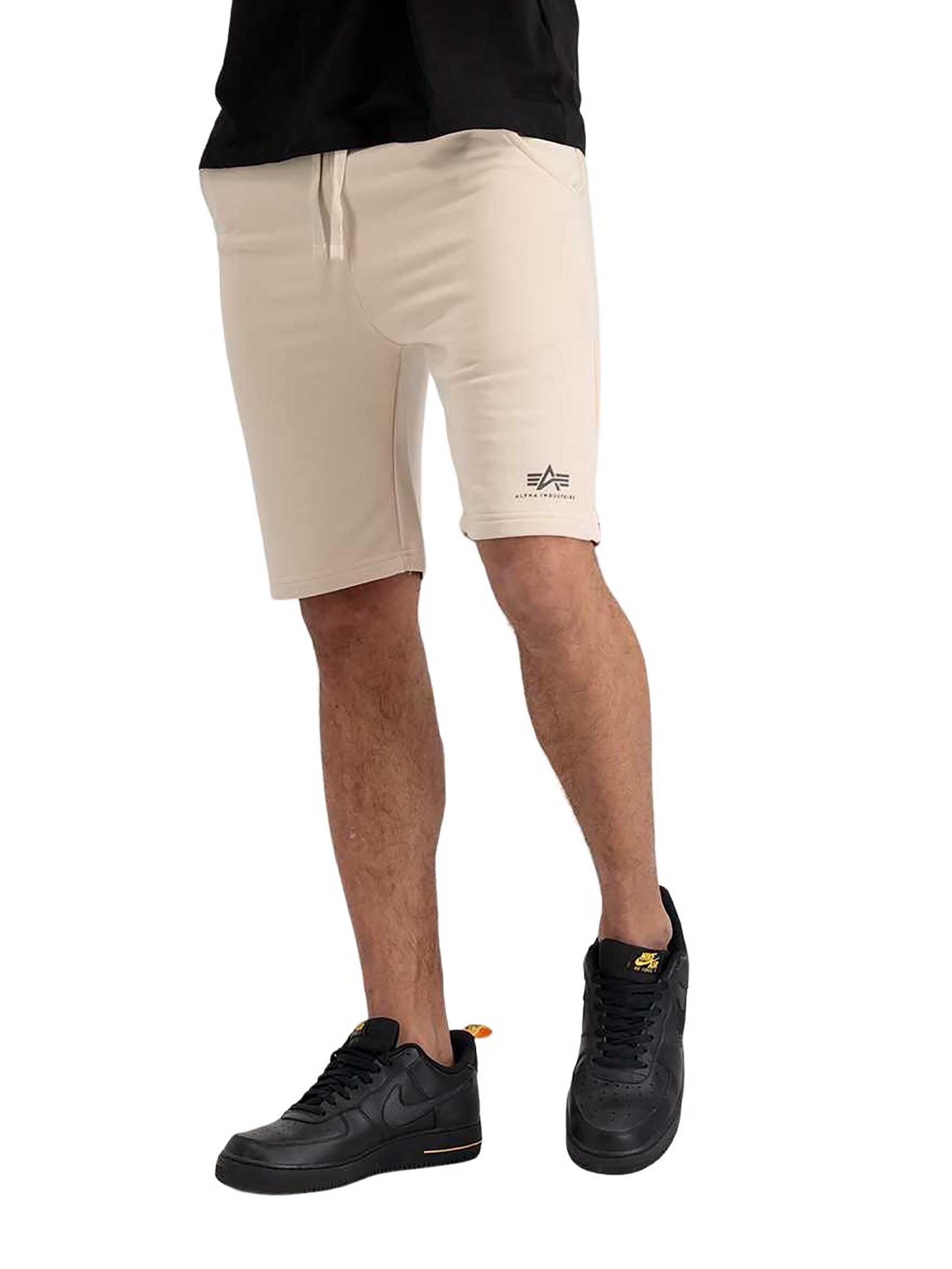 ALPHA INDUSTRIES Regular Pants 'SL' in White