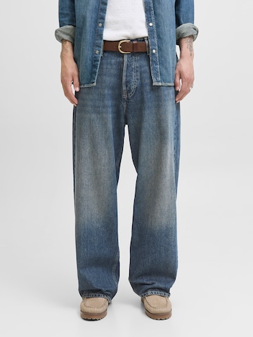 Wide Leg Jean 'JJIDAVE JJCOOPER' JACK & JONES en bleu : devant