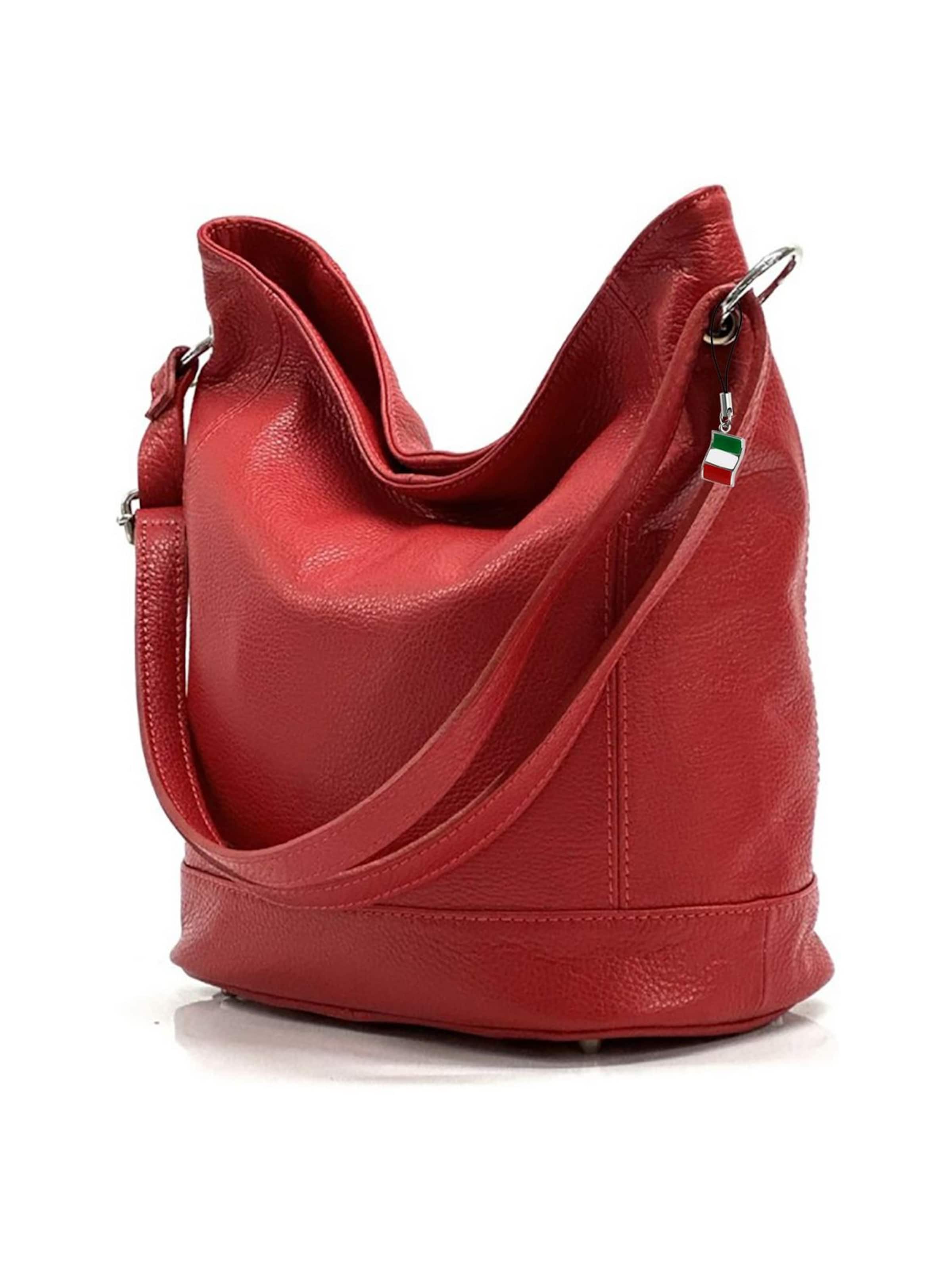 Florence Shoulder Bag in Red