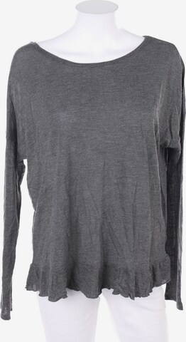 UNITED COLORS OF BENETTON Longsleeve-Shirt L in Grau: predná strana