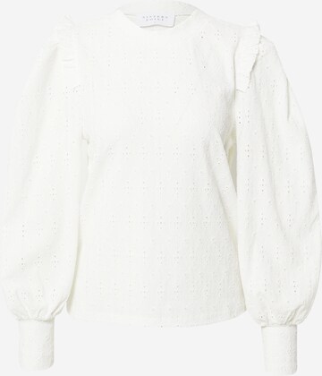 SISTERS POINT Blouse 'EINA' in White: front