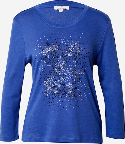 TOM TAILOR T-shirt en bleu / noir / blanc, Vue avec produit