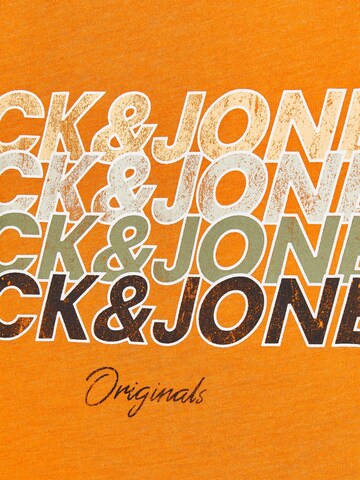 JACK & JONES Tričko 'Brady' – oranžová