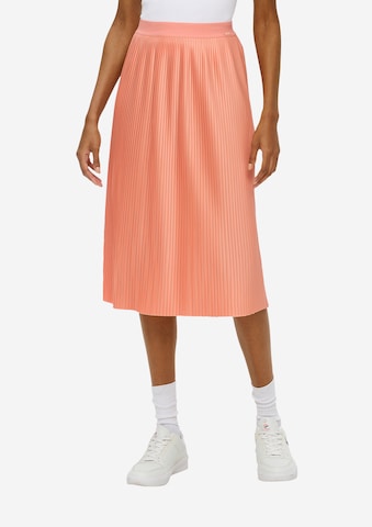 QS Skirt in Orange: front