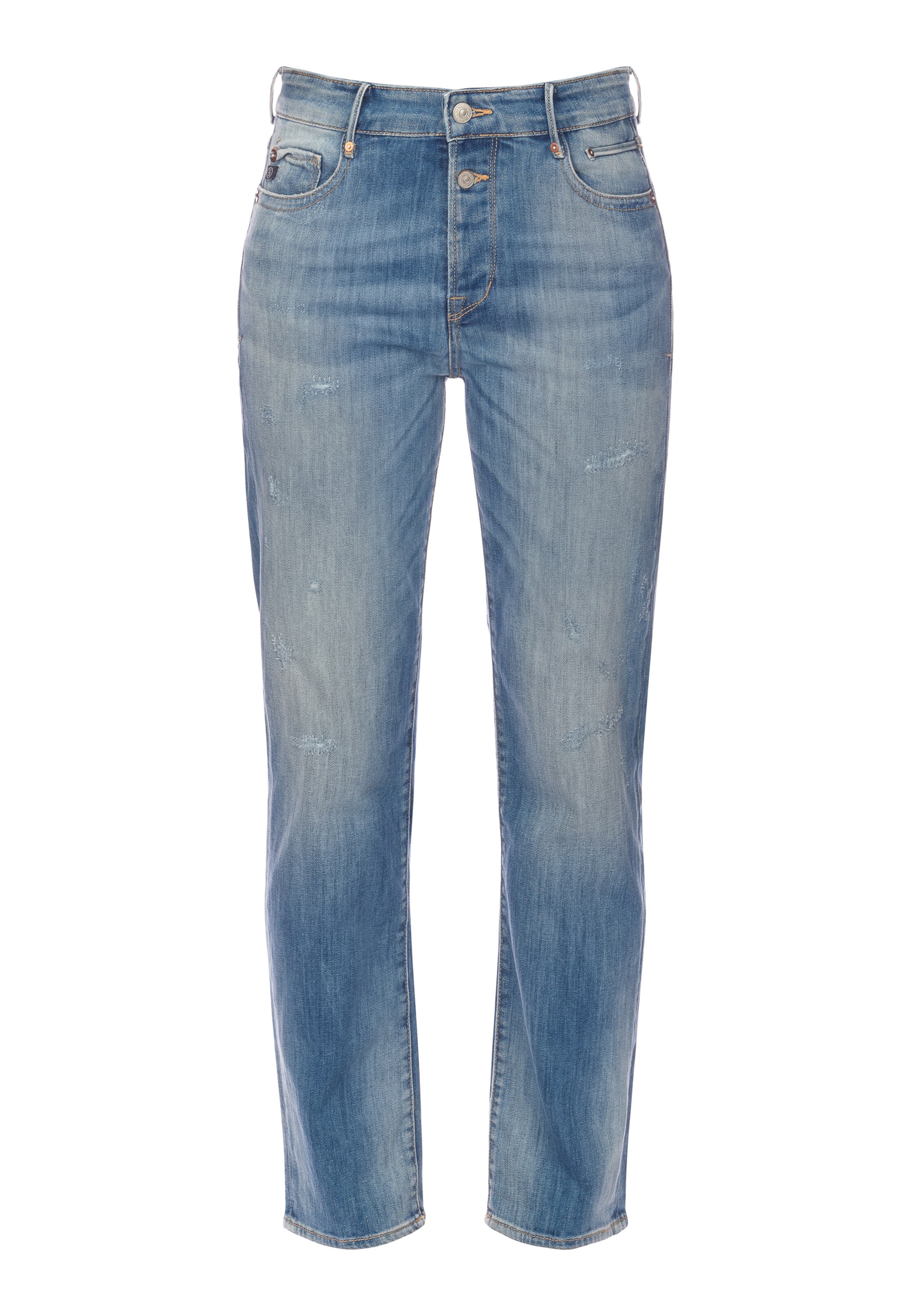 Le Temps Des Cerises Regular Jeans '400/18' in Blauw: voorkant
