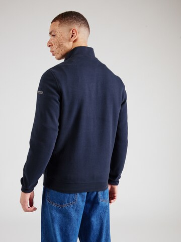 bugatti Slim Fit Sweatjacke in Blau