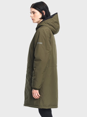 AIGLE Zimska jakna ' UNISEX ' | zelena barva